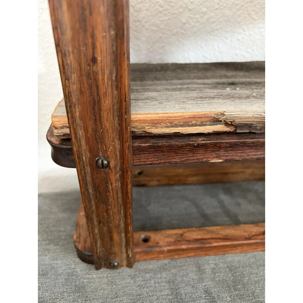 Vintage Rustic Country Farmhouse Singer Drawer Repurposed Wood Shelf Wall Mount
